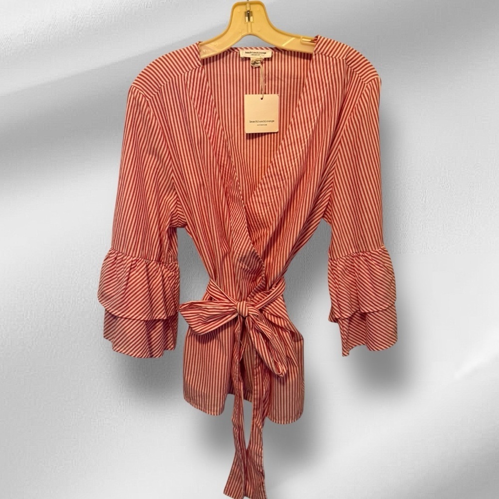 BeachLunchLounge Arianna Wraparound Top nwt